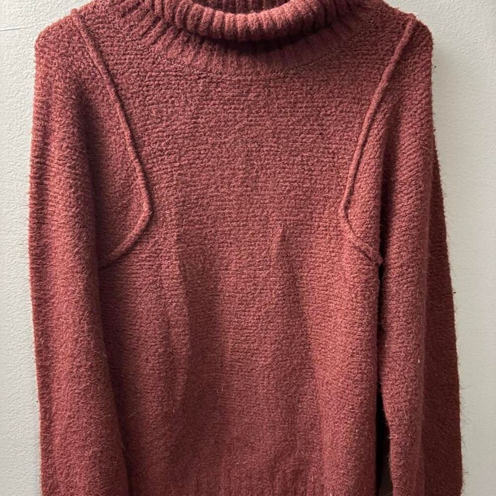 Universal-thread Women's Burgundy and Orange Jumper
